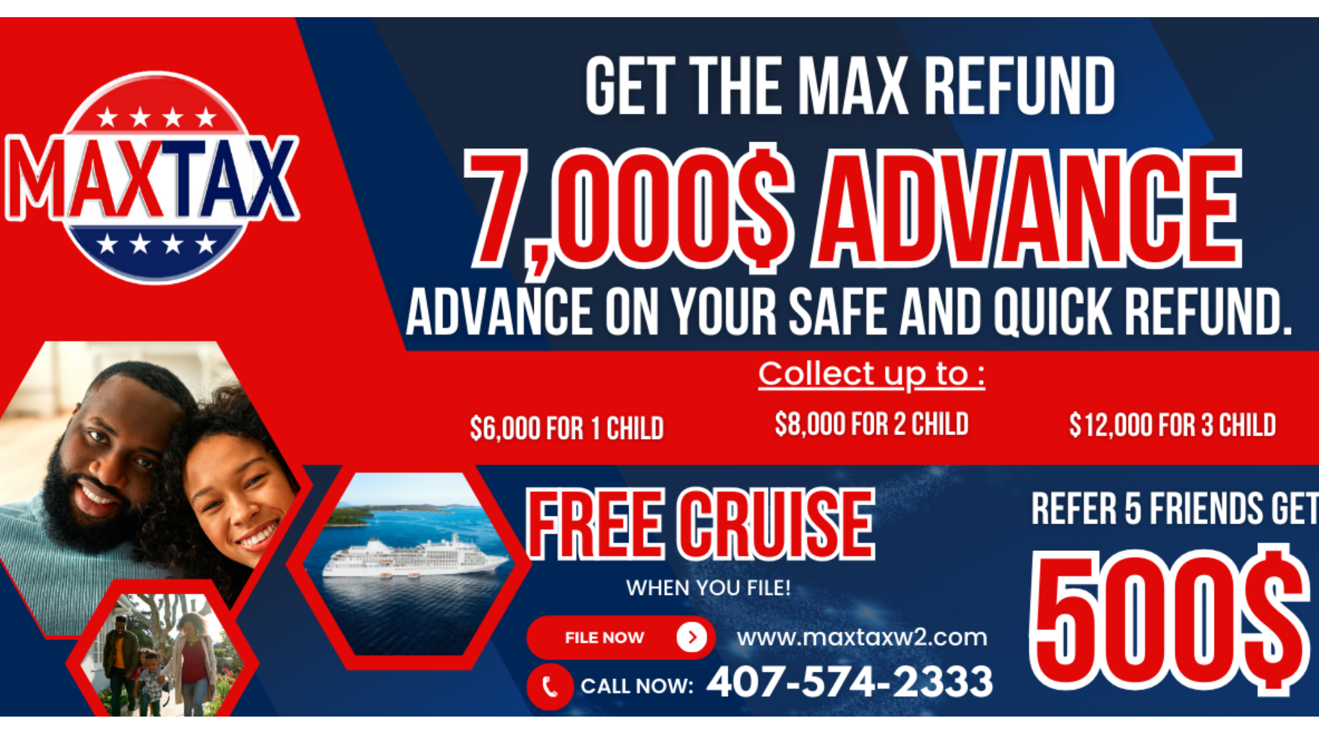 Maxtax | Get Up to $7,000 Tax Refund Advance – Fast & Reliable Tax Services